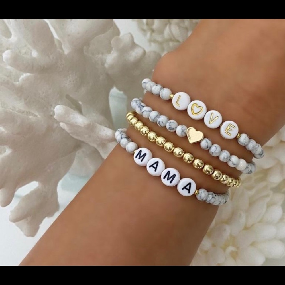 Gold and healing custom bracelets